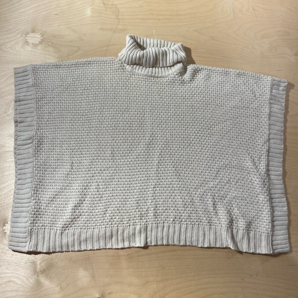 Forever 21 Cream Cowl Neck Sweater One Size (HO)